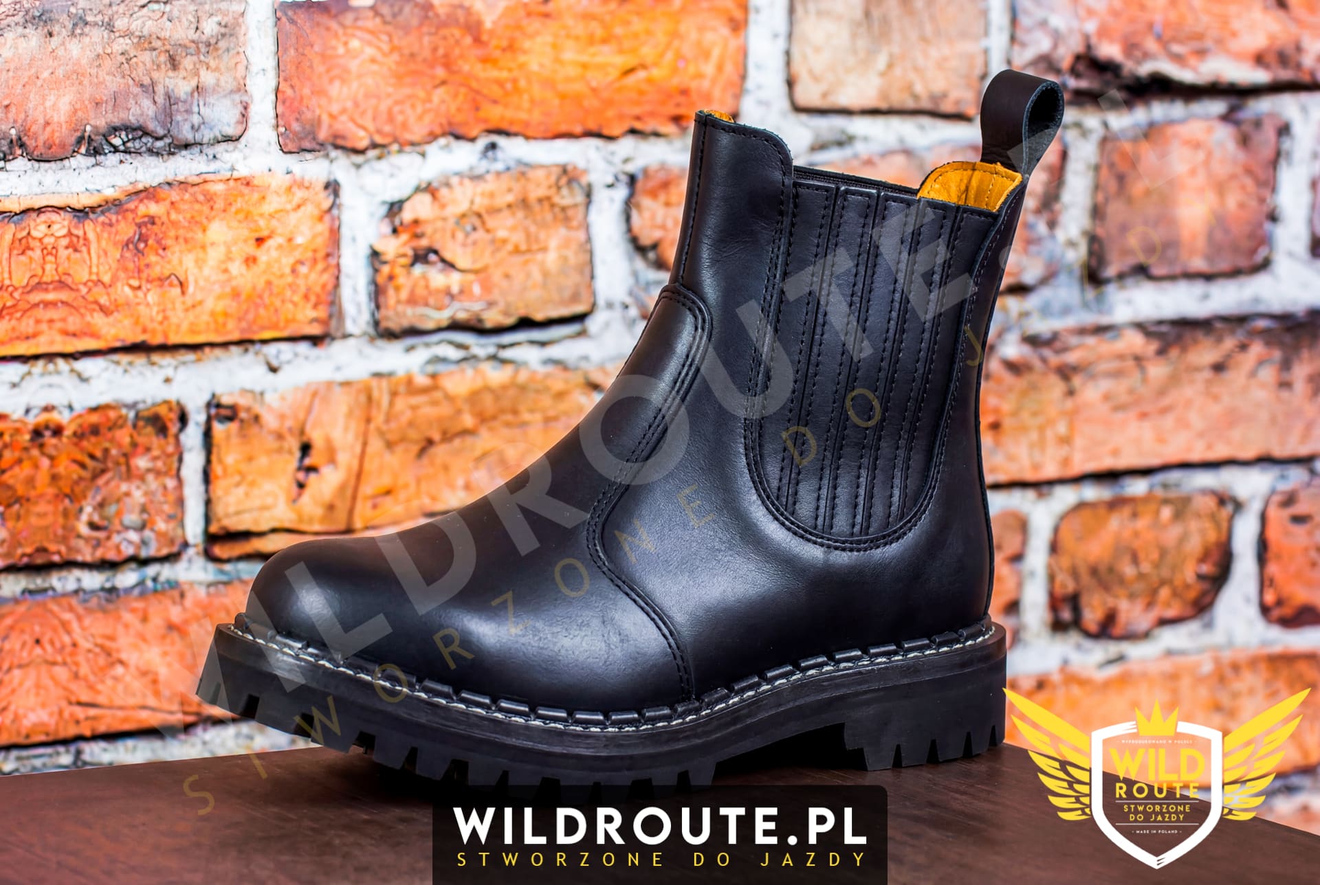 Buty na choppera WILDROUTE V1 czarne