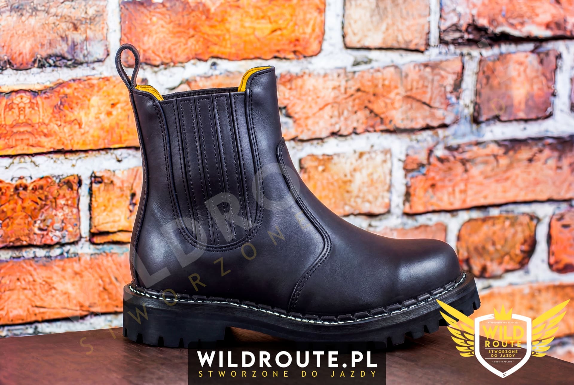 Buty na choppera WILDROUTE V1 czarne