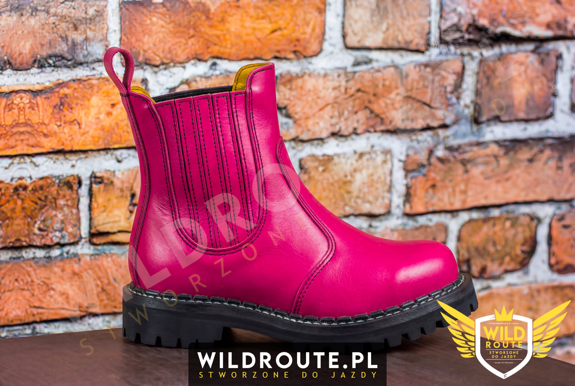 Buty na choppera WILDROUTE V1 różowe