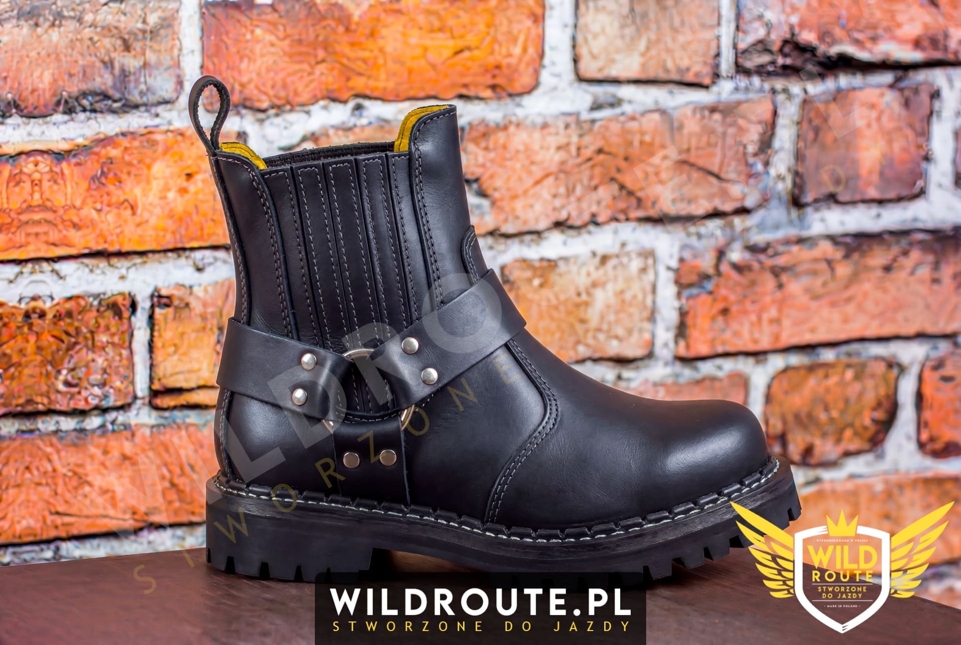 Buty na choppera WILDROUTE V2 czarne