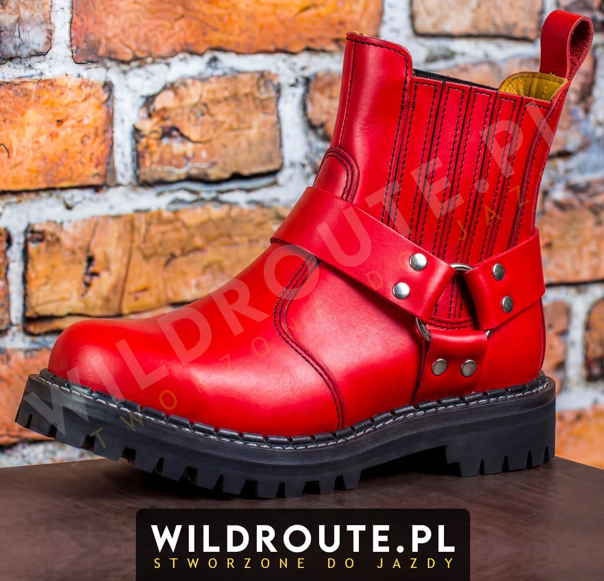 Buty WILDROUTE "V2" (CZERWONE)