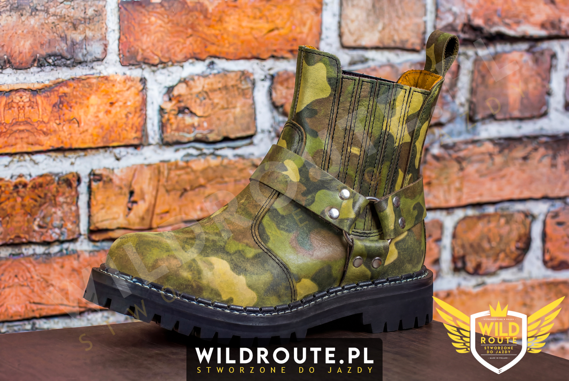 Buty na choppera WILDROUTE V2 moro