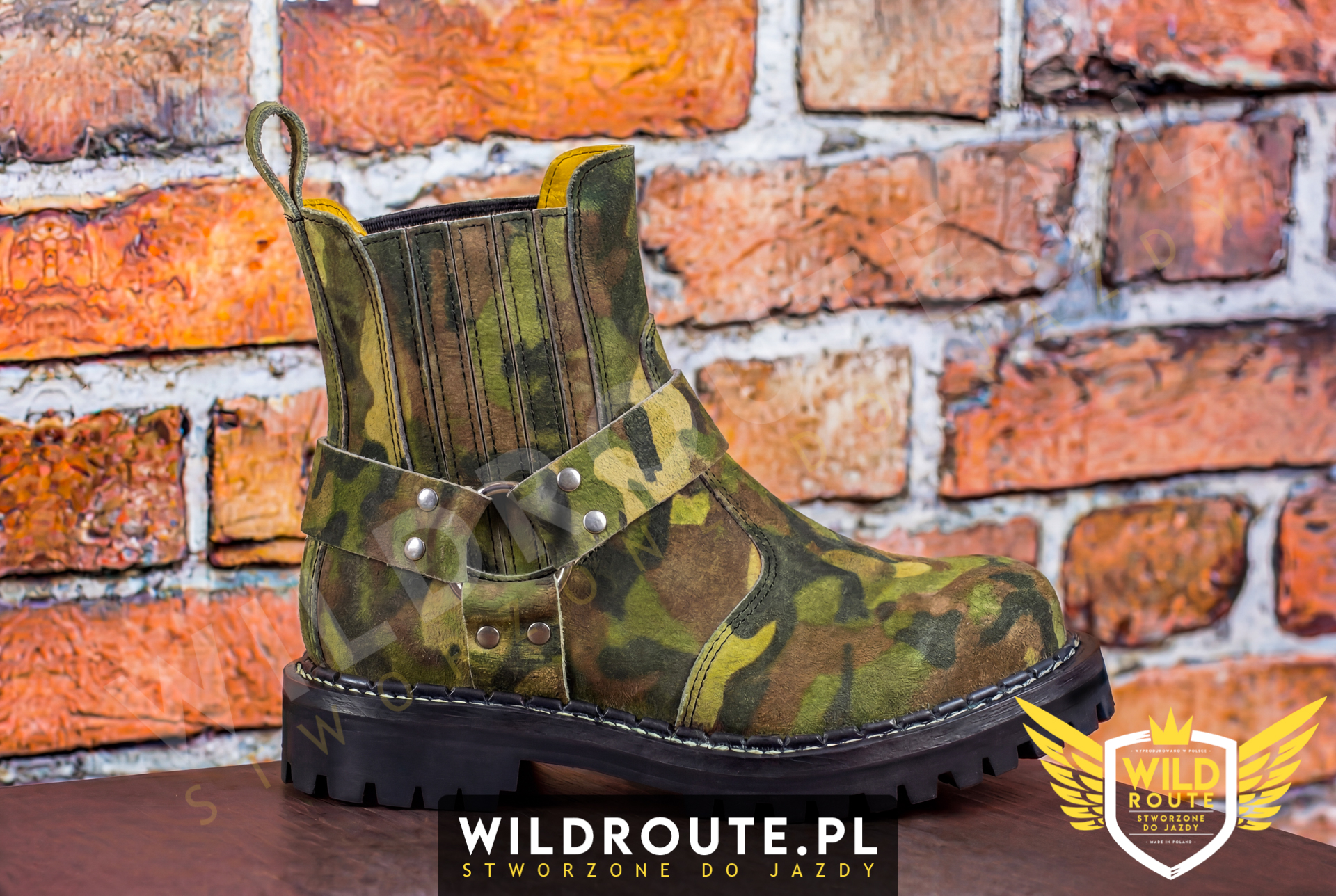 Buty na choppera WILDROUTE V2 moro