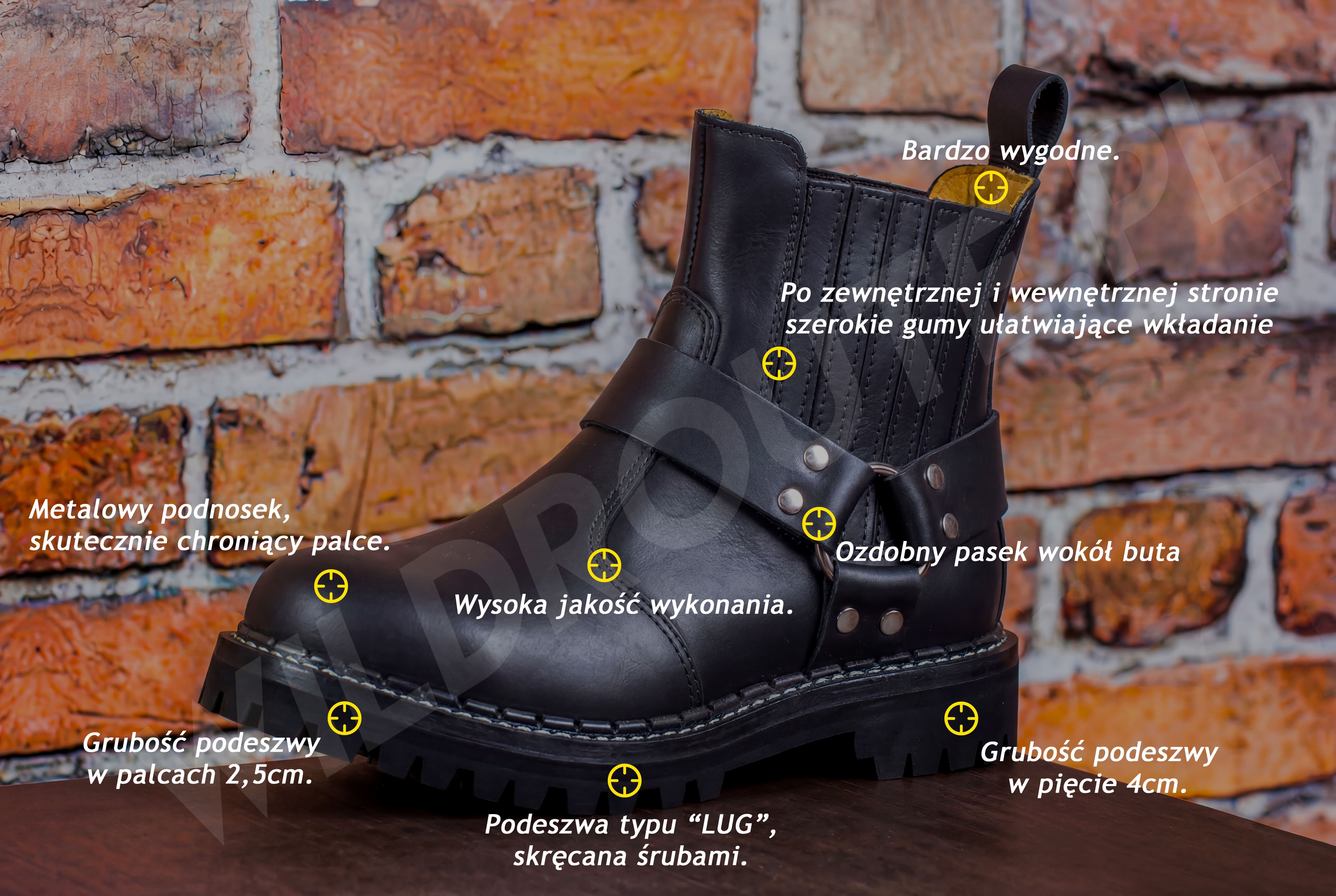 Buty na choppera WILDROUTE V2 czarne